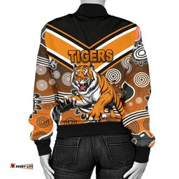 Wests Women's Bomber Jacket Tigers Indigenous