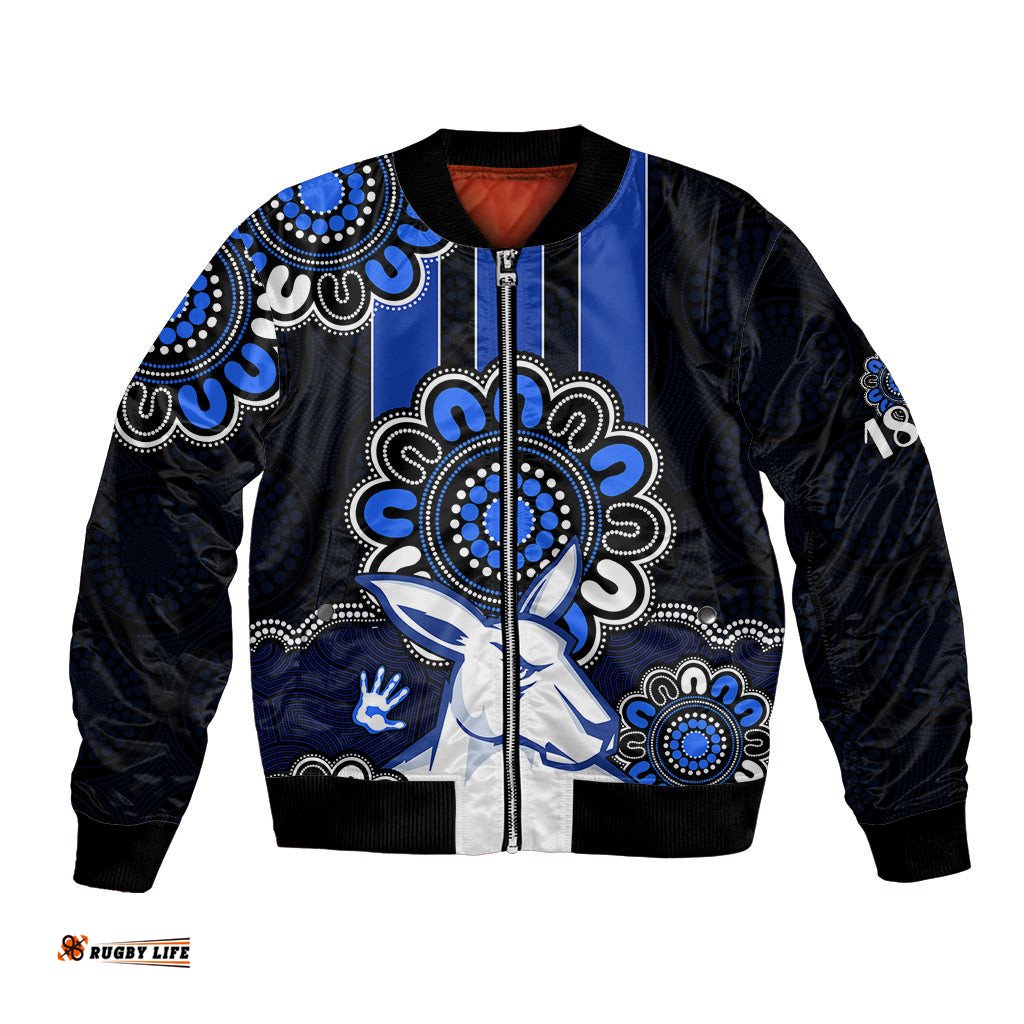 AFL North Melbourne Kangaroos 1869 Aboriginal Bomber Jacket