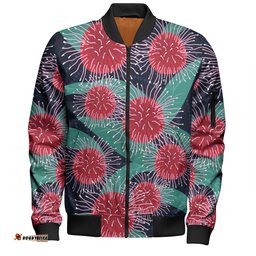 Amazing Aussie Australia Aboriginal Australian Hakea Flower Artwork Bomber Jacket
