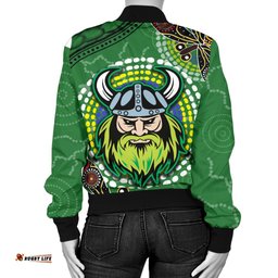 Raiders Women Bomber Jacket Aboriginal