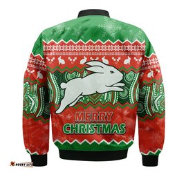 South Sydney Rabbitohs Aboriginal Christmas Vibe Bomber Jacket