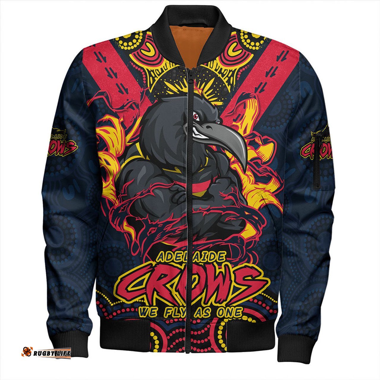 Amazing Aussie Adelaide Crows Ripped Legacy of the Game Bomber Jacket