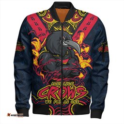 Amazing Aussie Adelaide Crows Ripped Legacy of the Game Bomber Jacket