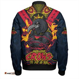 Amazing Aussie Adelaide Crows Ripped Legacy of the Game Bomber Jacket