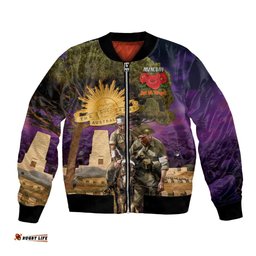 Australia ANZAC Day Bomber Jacket Lonesome Pine Australian Army With Donkey