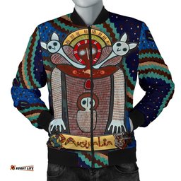 Wandjina Men's Bomber Jacket - Australian Aboriginal Mythology - My Australia