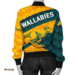 Wallabies Women Bomber Jacket Sporty Style