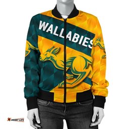 Wallabies Women Bomber Jacket Sporty Style