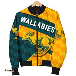 Wallabies Women Bomber Jacket Sporty Style
