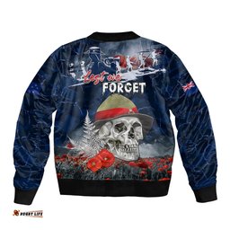 New Zealand ANZAC Day Bomber Jacket Freedom Ain't Free