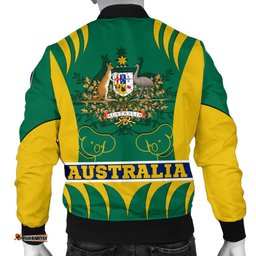 Bomber Jacket - Australian Coat Of Arms Jacket Koala - Men