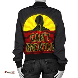 Women's Bomber Jacket, Aboriginal Black Lives Matter Sun Dot Painting
