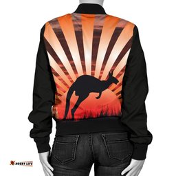Bomber Jacket - Kangaroo Jacket Sunset Ver03 - Women