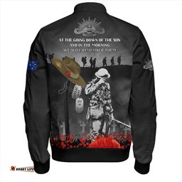 Amazing Aussie Australia Anzac Day Australian Army Memorial Bomber Jacket
