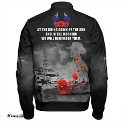 Amazing Aussie Australia Anzac Day Guardian Of The Seas Lest We Forget Bomber Jacket
