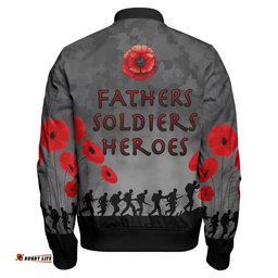 Amazing Aussie Australia Anzac Custom Anzac Fathers Soldiers Heroes Bomber Jacket
