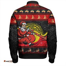 Amazing Aussie Australia Ripper Aboriginal Christmas Down Under Bomber Jacket