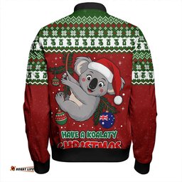 Amazing Aussie Australia Have A Koalaty Christmas Bomber Jacket