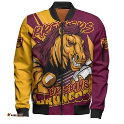 Amazing Aussie Brisbane Broncos Chasing Victory 2025 Final Series Pride Bomber Jacket