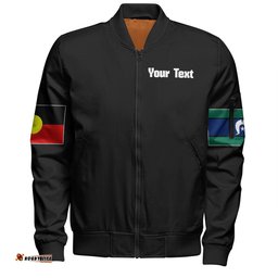 Amazing Aussie Australia Sport Darts Custom Dart Board And Australia Flag Patterns With Kangaroo Drinking Art Bomber Jacket