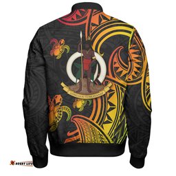 Amazing Aussie Australia South Sea Islanders Vanuatu Polynesian Reggae Tentacle Turtle Bomber Jacket