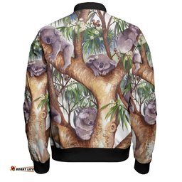 Amazing Aussie Australia Koala Sleep Little One Bomber Jacket