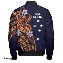 Amazing Aussie Australia South Sea Islanders New Ireland Flag With Polynesian Pattern Bomber Jacket