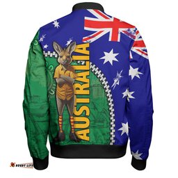 Amazing Aussie Australia Custom Kangaroo Happy Australia Day Bomber Jacket