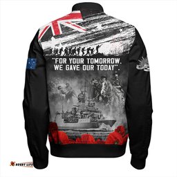 Amazing Aussie Australia We Gave Our Today Anzac Day Memorial Bomber Jacket