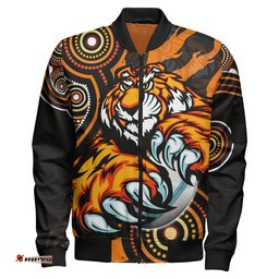 Amazing Aussie Australia Tigers Custom Indigenous This is My Jungle Style ver1 Bomber Jacket