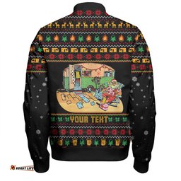 Amazing Aussie Australia Christmas Custom Aussie Christmas Merry Campers Bomber Jacket