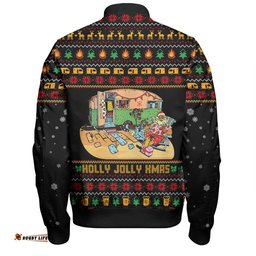 Amazing Aussie Australia Christmas Custom Aussie Christmas Merry Campers Bomber Jacket