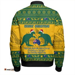 Amazing Aussie Australia Scorching Australia Christmas Green Bomber Jacket
