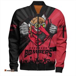 Amazing Aussie Essendon Breaking Through Fan Design Bomber Jacket