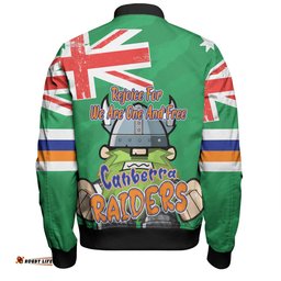 Amazing Aussie Canberra Raiders Happy Australia Day We Are One And Free Bomber Jacket