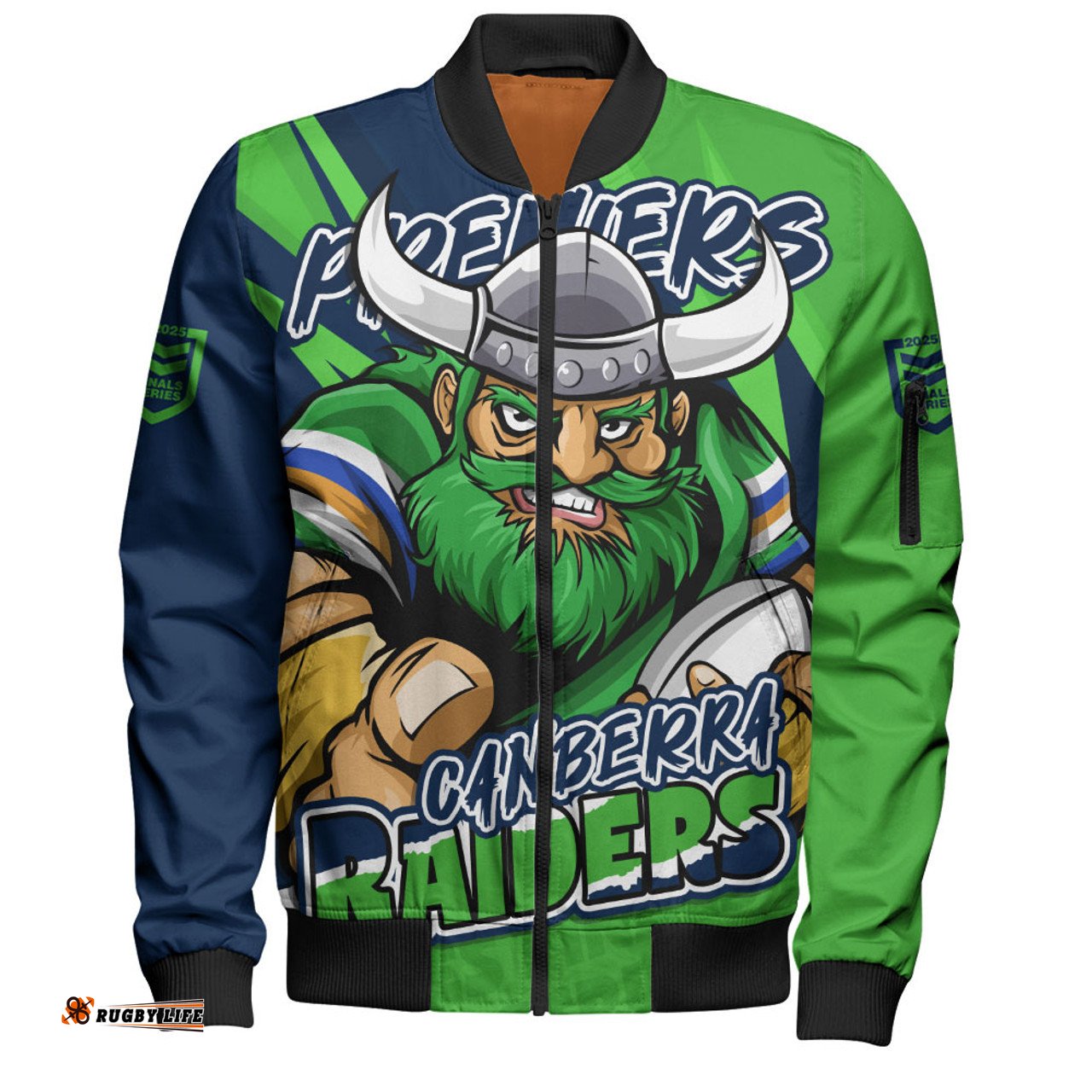 Amazing Aussie Canberra Raiders Chasing Victory 2025 Final Series Pride Bomber Jacket