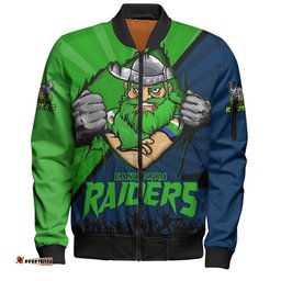 Amazing Aussie Canberra Raiders Fearless Soul Series Bomber Jacket