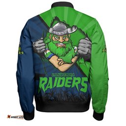 Amazing Aussie Canberra Raiders Fearless Soul Series Bomber Jacket