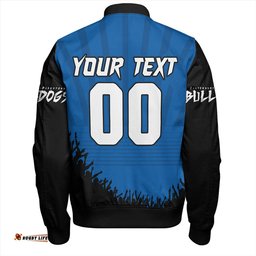 Amazing Aussie Canterbury Bankstown Bulldogs Heart Of A Fighter Tough And Fearless Bomber Jacket