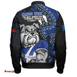 Amazing Aussie Canterbury Bankstown Bulldogs NAIDOC Indigenous Warrior Spirit Bomber Jacket