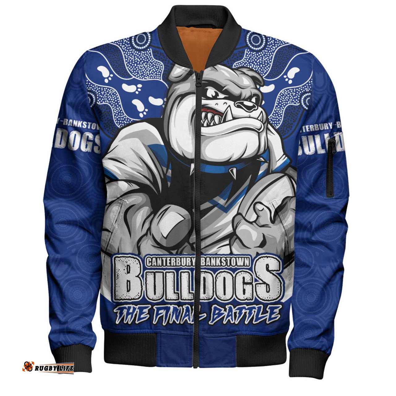 Amazing Aussie Canterbury Bankstown Bulldogs Final Clash Battle Edition Bomber Jacket