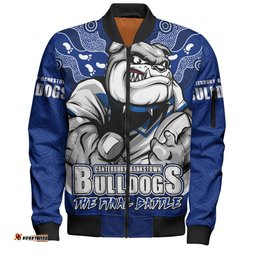 Amazing Aussie Canterbury Bankstown Bulldogs Final Clash Battle Edition Bomber Jacket
