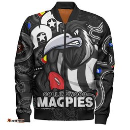 Amazing Aussie Collingwood NAIDOC Spirit Of Country Bomber Jacket
