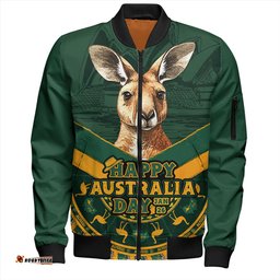 Amazing Aussie Australia Kangaroo Pride Australia Day Bomber Jacket