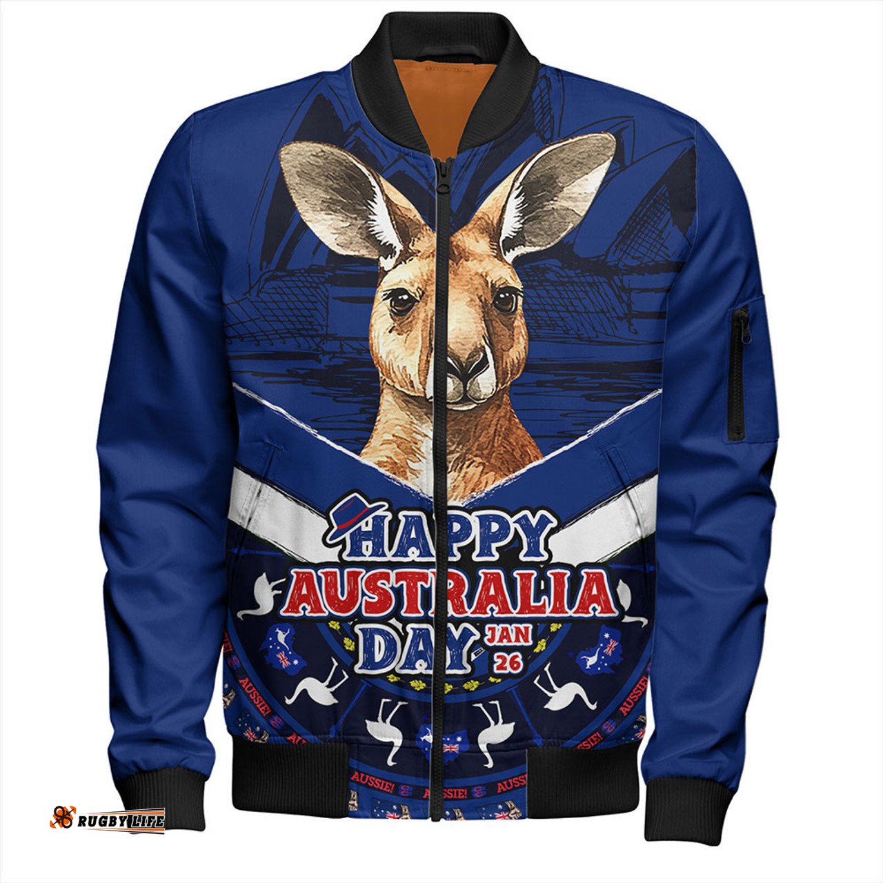 Amazing Aussie Australia Kangaroo Pride Australia Day Bomber Jacket