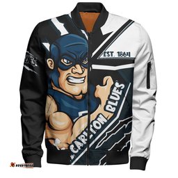 Amazing Aussie Carlton Battlefield Glory Gear Bomber Jacket