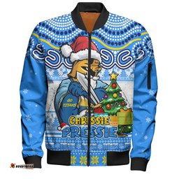 Amazing Aussie Gold Coast Titans Aussie Ugly Christmas For Die Hard Fan Supporters Bomber Jacket