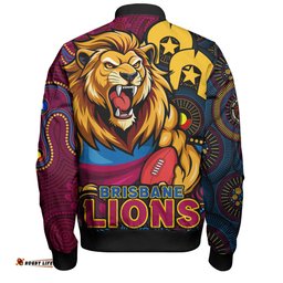 Amazing Aussie Brisbane Lions NAIDOC Spirit Of Country Bomber Jacket