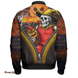 Amazing Aussie Gold Coast SUNS Halloween Night Reaper Bomber Jacket