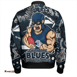 Amazing Aussie Carlton Blazing Spirit Of Victory Bomber Jacket